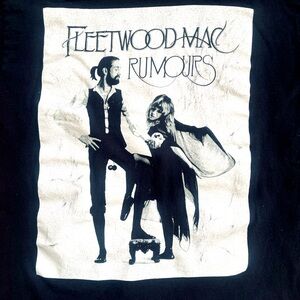 Cropped Fleetwood Mac Rumors Black Medium T-shirt
